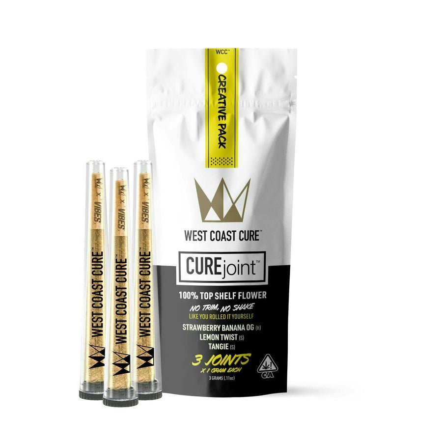 Creative Pack - Top Shelf CUREjoint Variety Pack 3 x 1G (West Coast Cure)