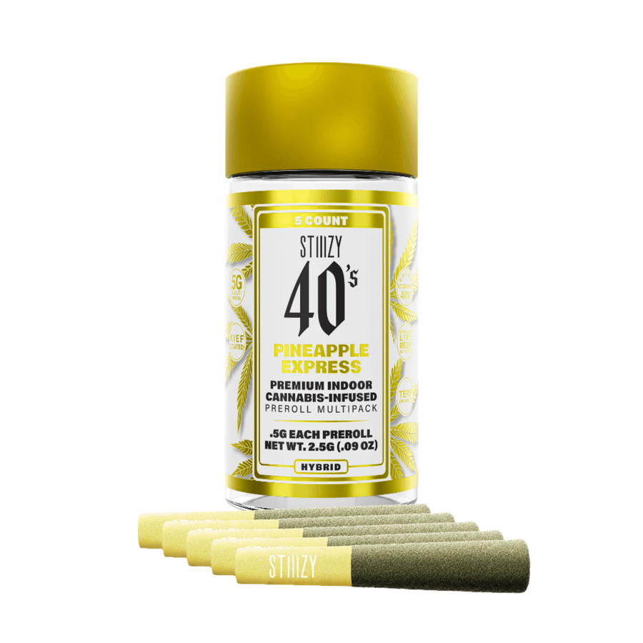 PINEAPPLE EXPRESS 40's Infused Preroll 5 Pack 2.5g (STIIIZY)