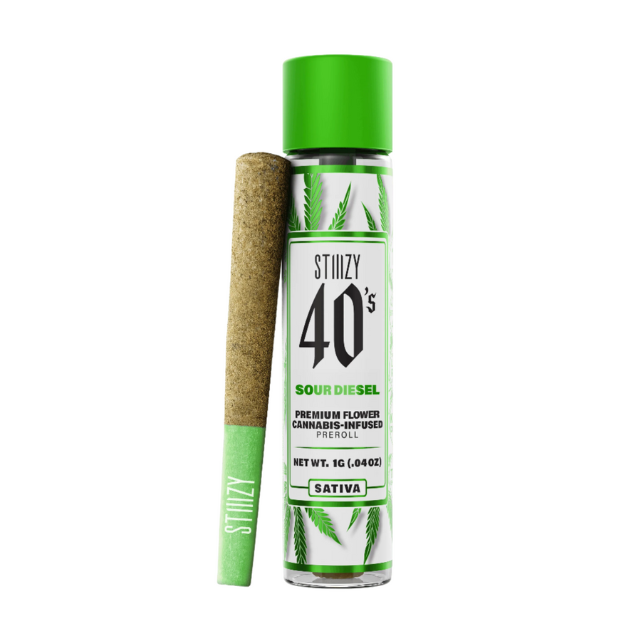 SOUR DIESEL 40's Infused Preroll 1G (STIIIZY)