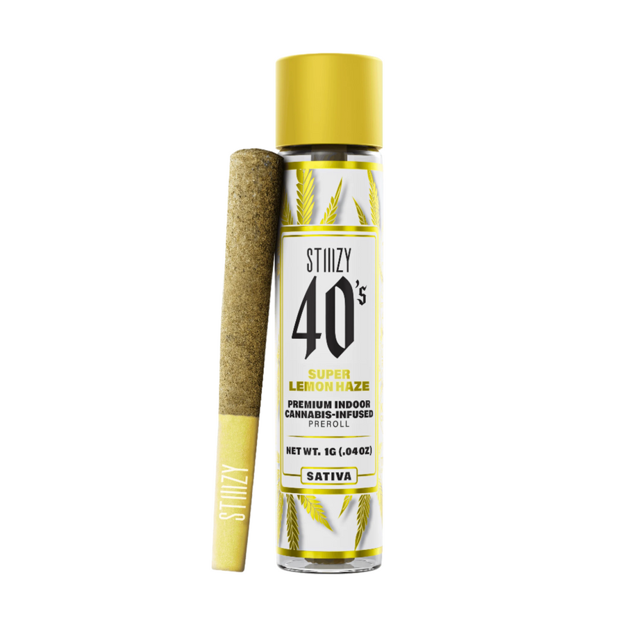 SUPER LEMON HAZE  40's Infused Preroll  1G (STIIIZY)