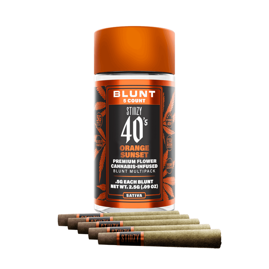 Orange Sunset 40's Infused Mini Blunt 5pk 2.5g (STIIIZY)
