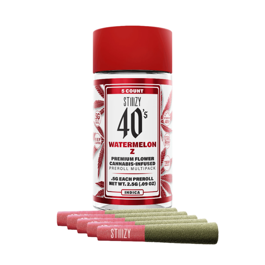 WATERMELON Z 40's Infused Mini Preroll 5pk 2.5g (STIIIZY)