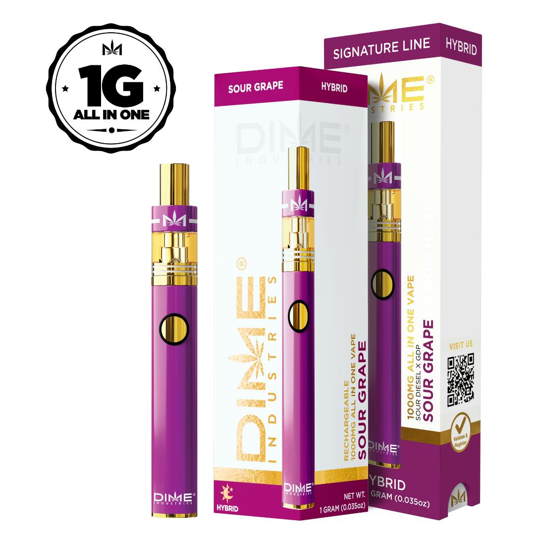 Sour Grape Signature Line Disposable 1G (Dime Industries)