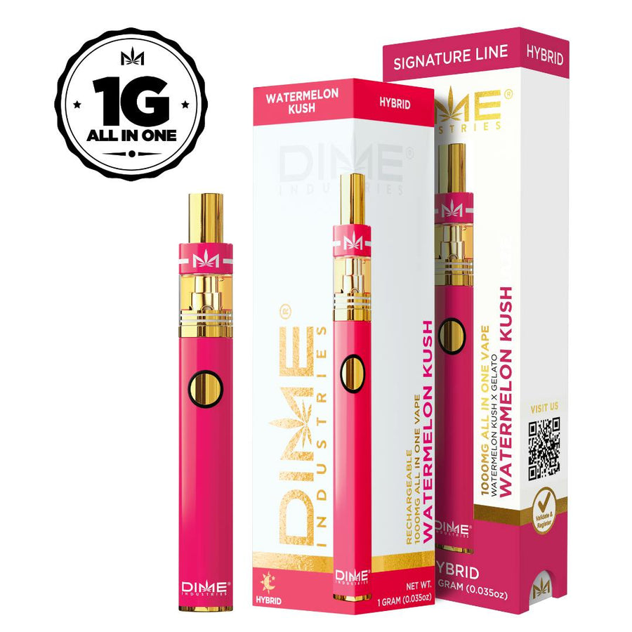 Watermelon Kush Signature Line Disposable 1G (Dime Industries)
