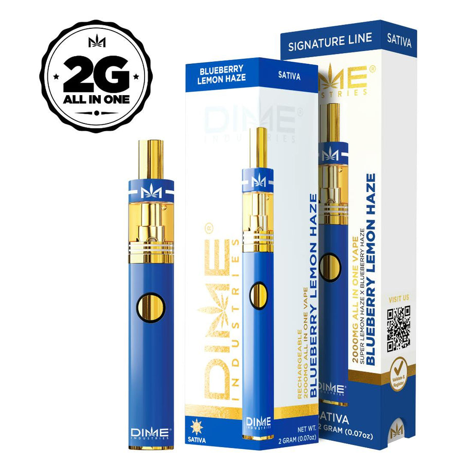 Blueberry Lemon Haze Signature Line Disposable 2G (Dime Industries)