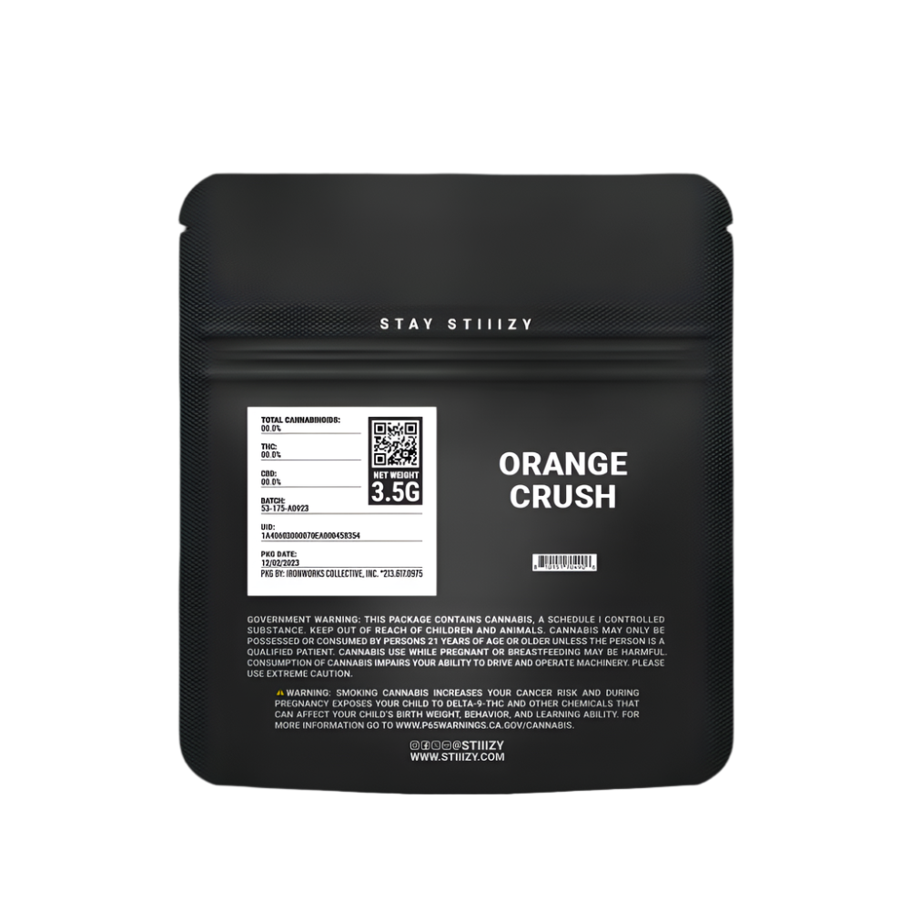 Orange Crush Black Label Mylar 3.5g (STIIIZY)