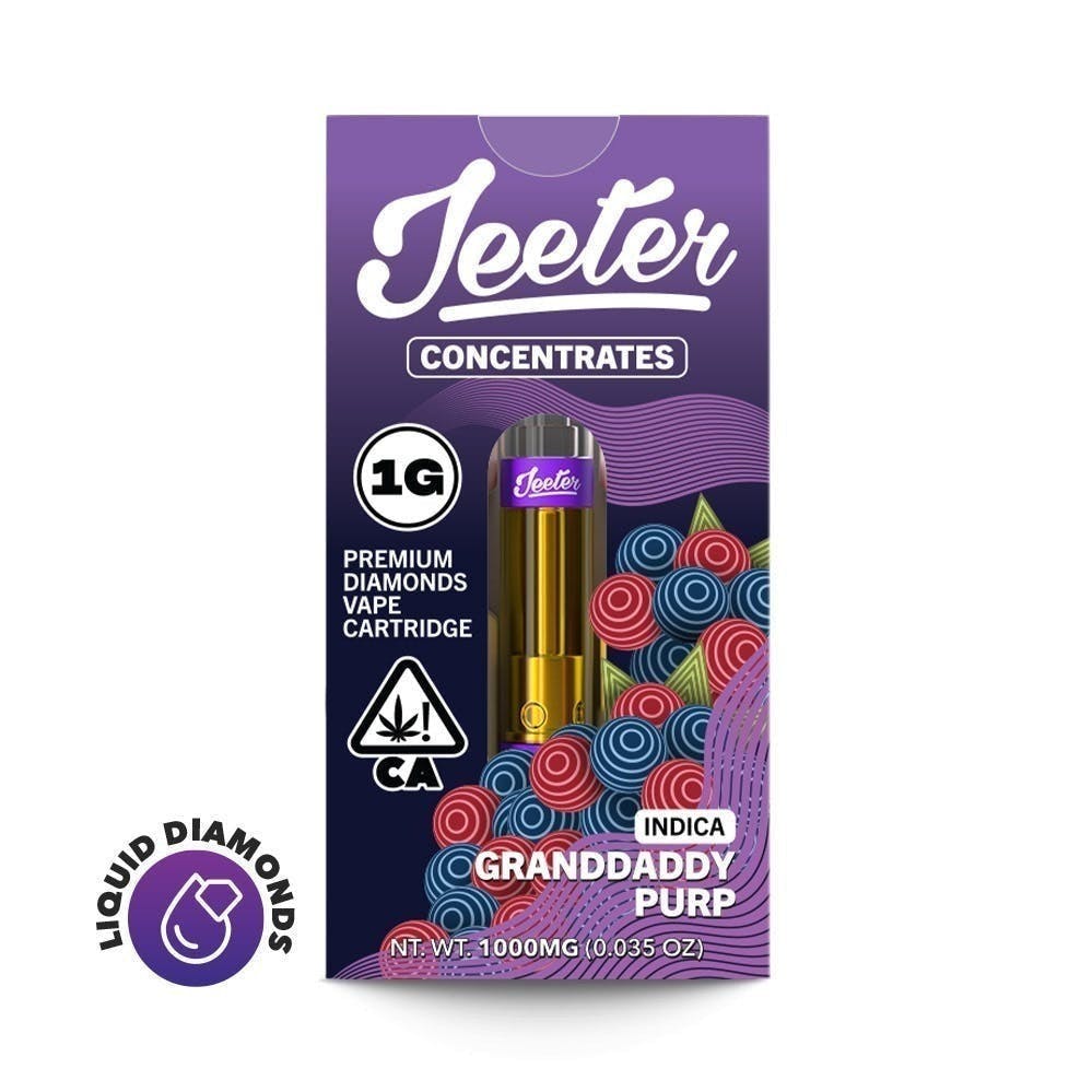 Granddaddy Purp Liquid Diamonds Vape Cartridge 1g (Jeeter Juice)