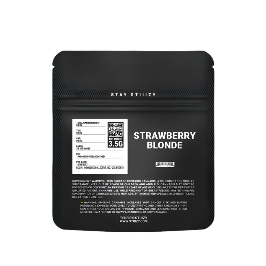 Strawberry Blonde Black Label Mylar 3.5g (STIIIZY)