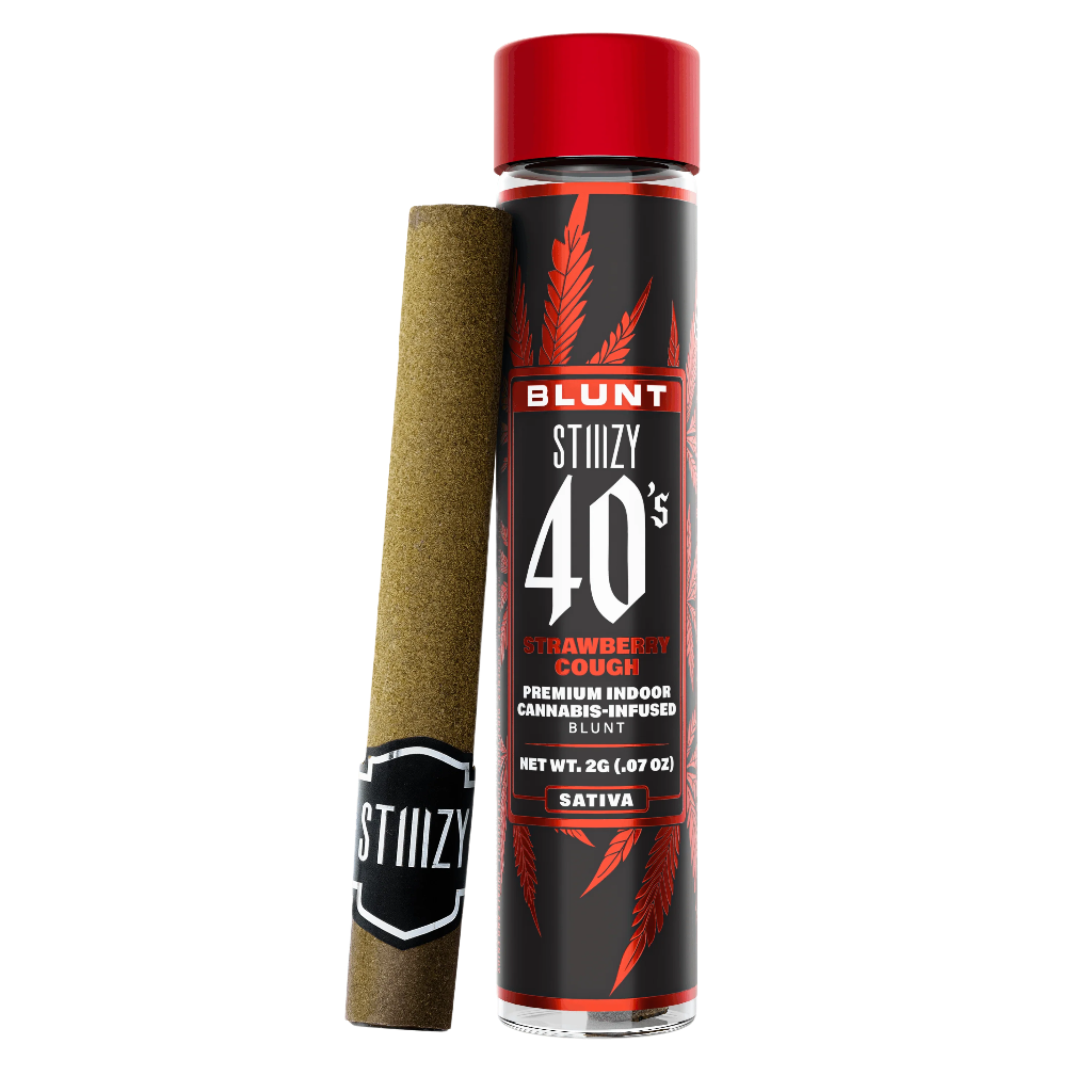 STRAWBERRY COUGH - 2G 40's Infused Blunt (STIIIZY)