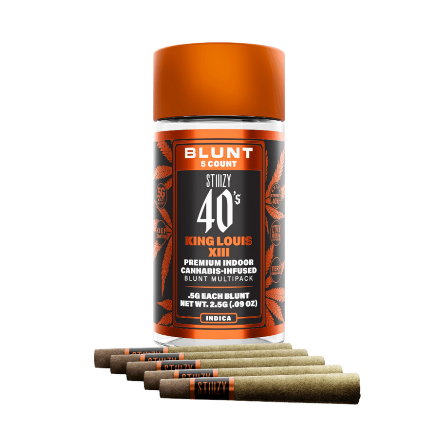 KING LOUIS XIII - .5G 40's Infused Mini Blunt 5 Pack (STIIIZY)