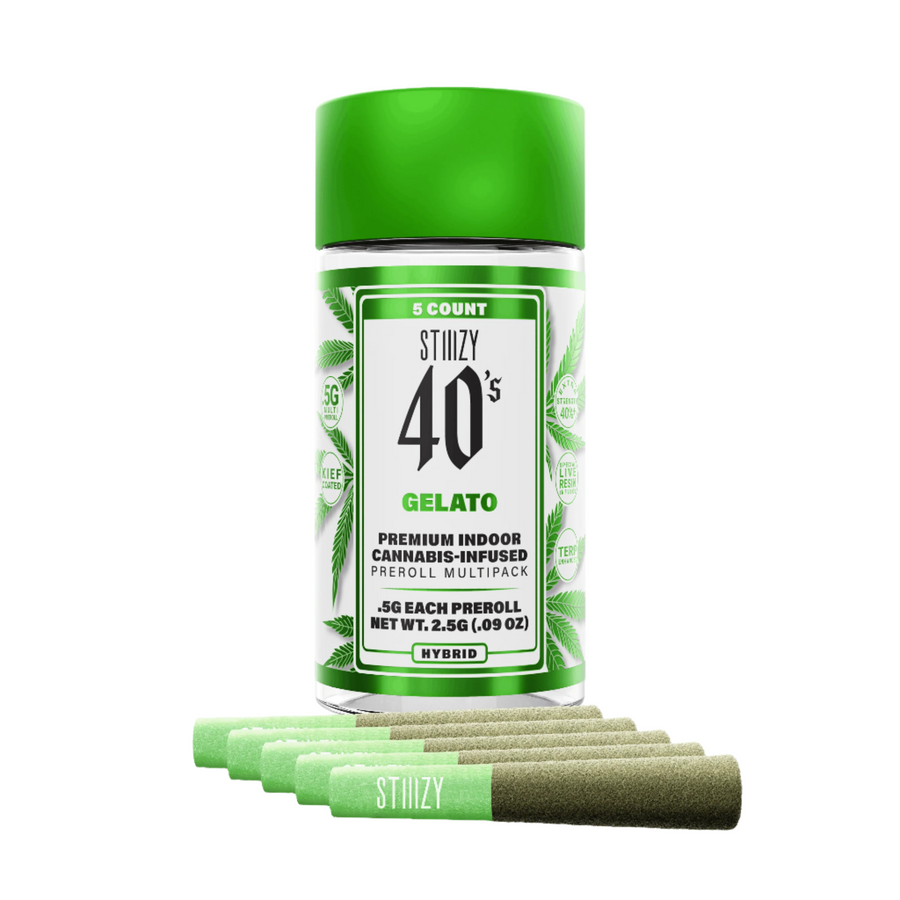 GELATO - .5G 40's Infused Preroll 5 Pack (STIIIZY)