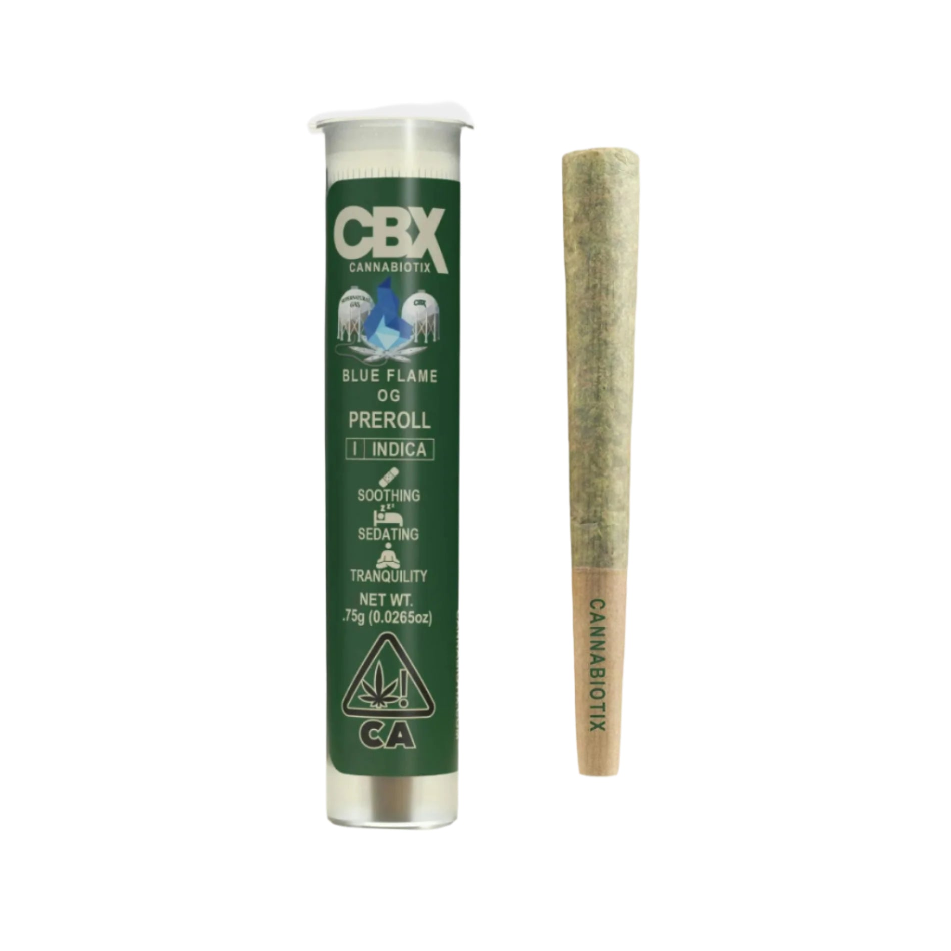 Blue Flame OG Pre Roll 0.75g (Cannabiotix)