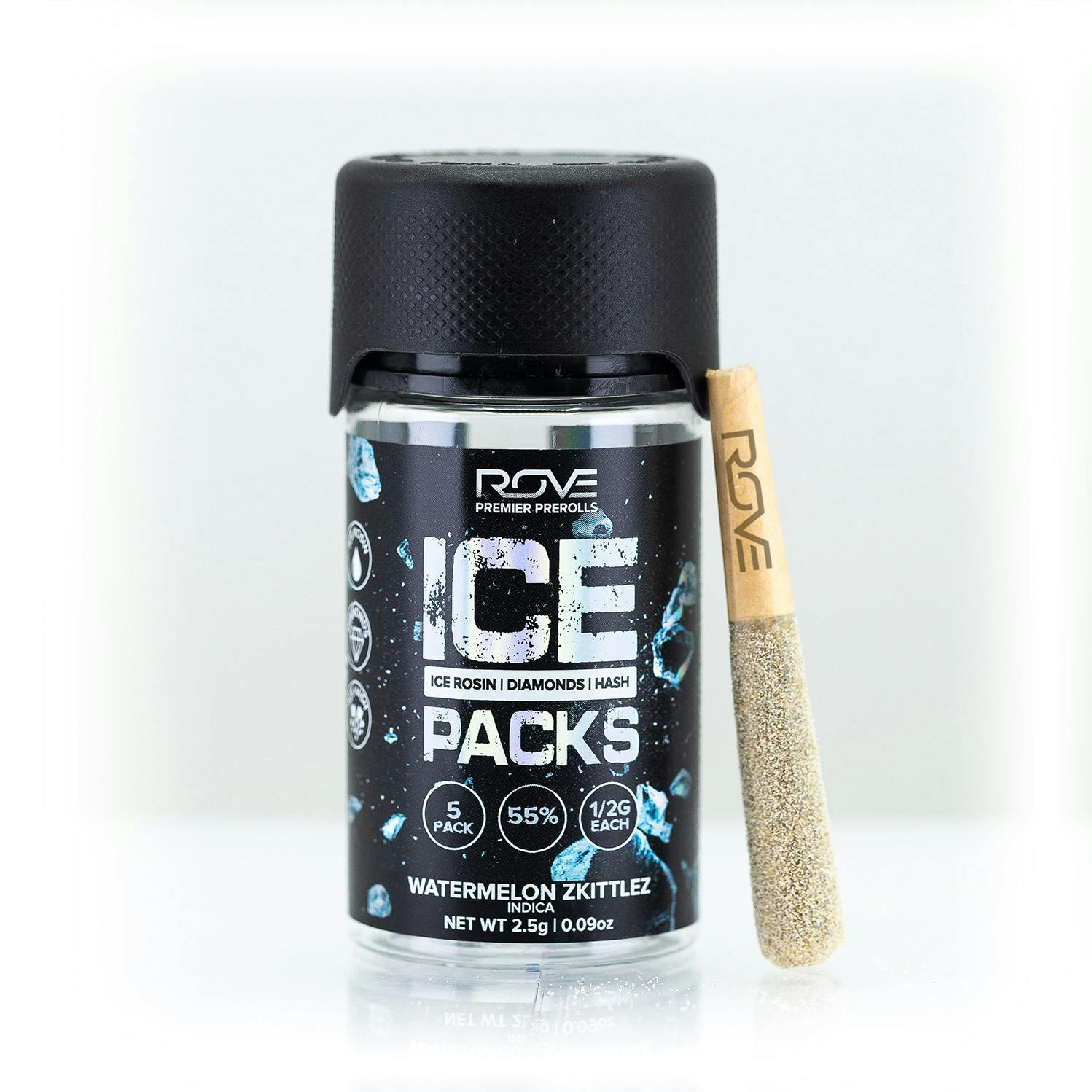 Watermelon Zkittlez | Ice Packs Rosin, Diamond, Hash Infused | 5pk (ROVE)