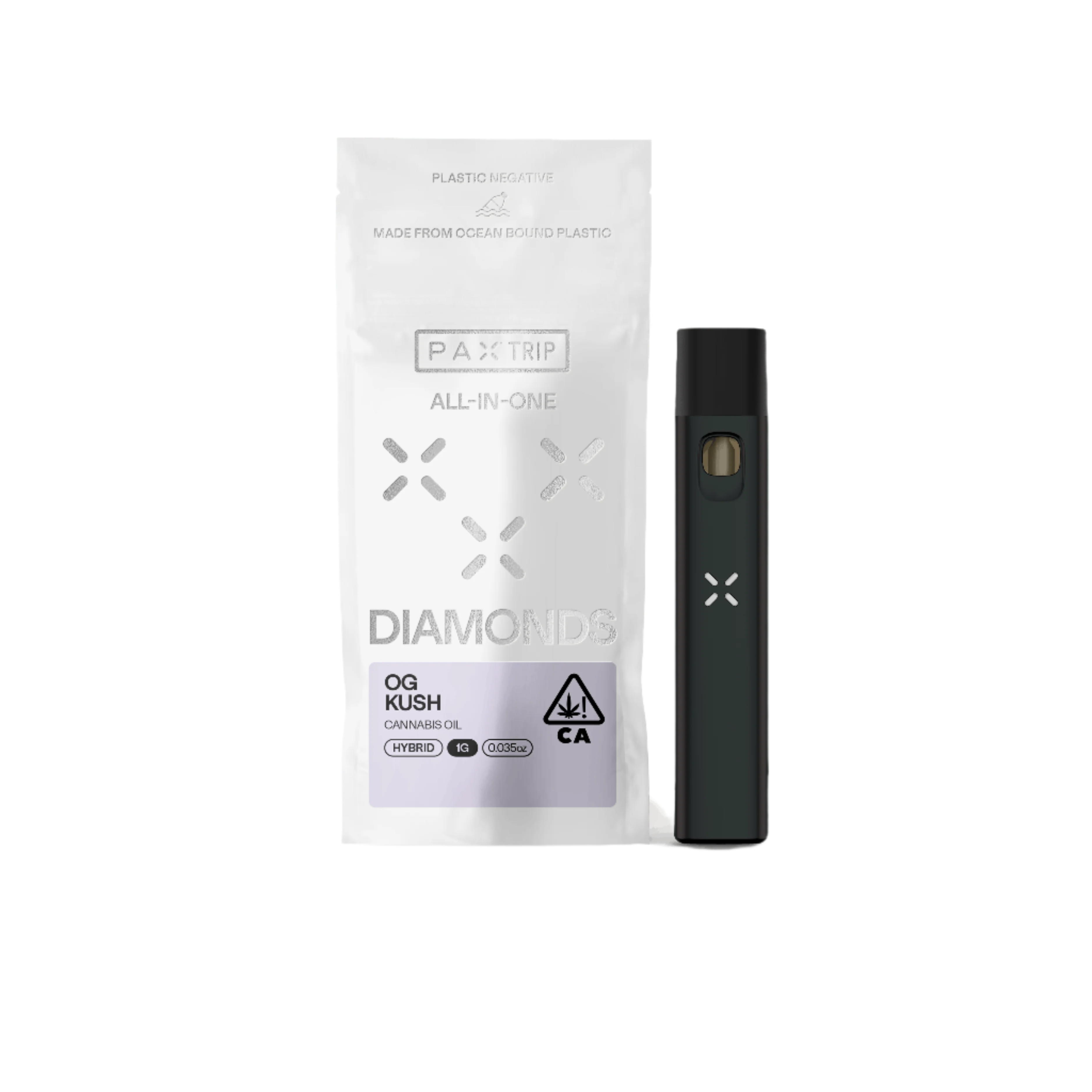 OG Kush Diamonds Disposable 1g (PAX)