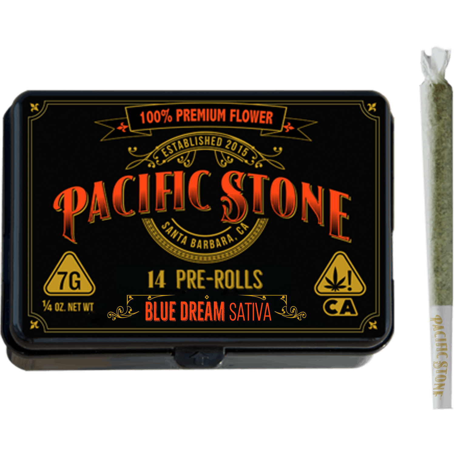 Blue Dream Sativa Pre-Rolls 14pk (7g) (Pacific Stone)