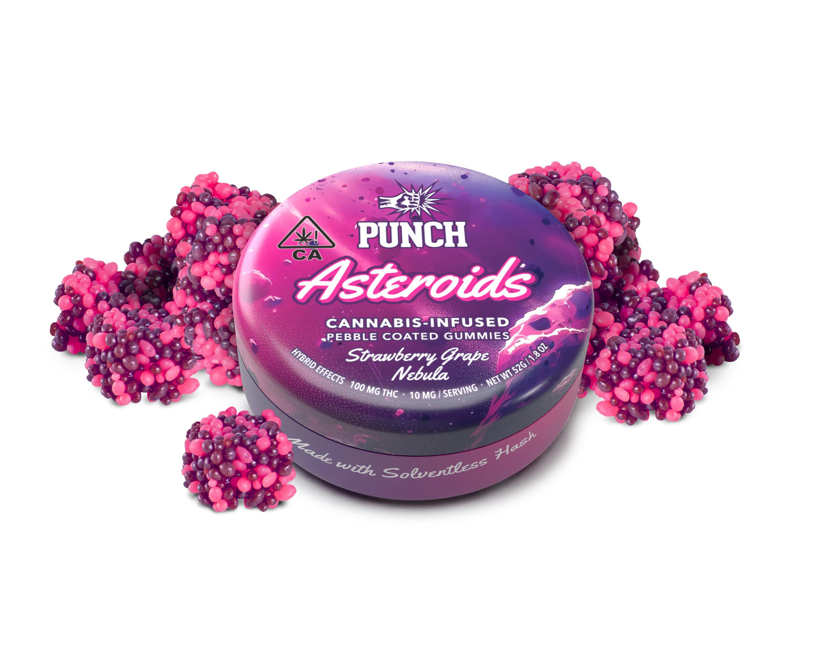 Strawberry Grape Nebula Asteroids 100mg (Punch Edibles & Extracts)