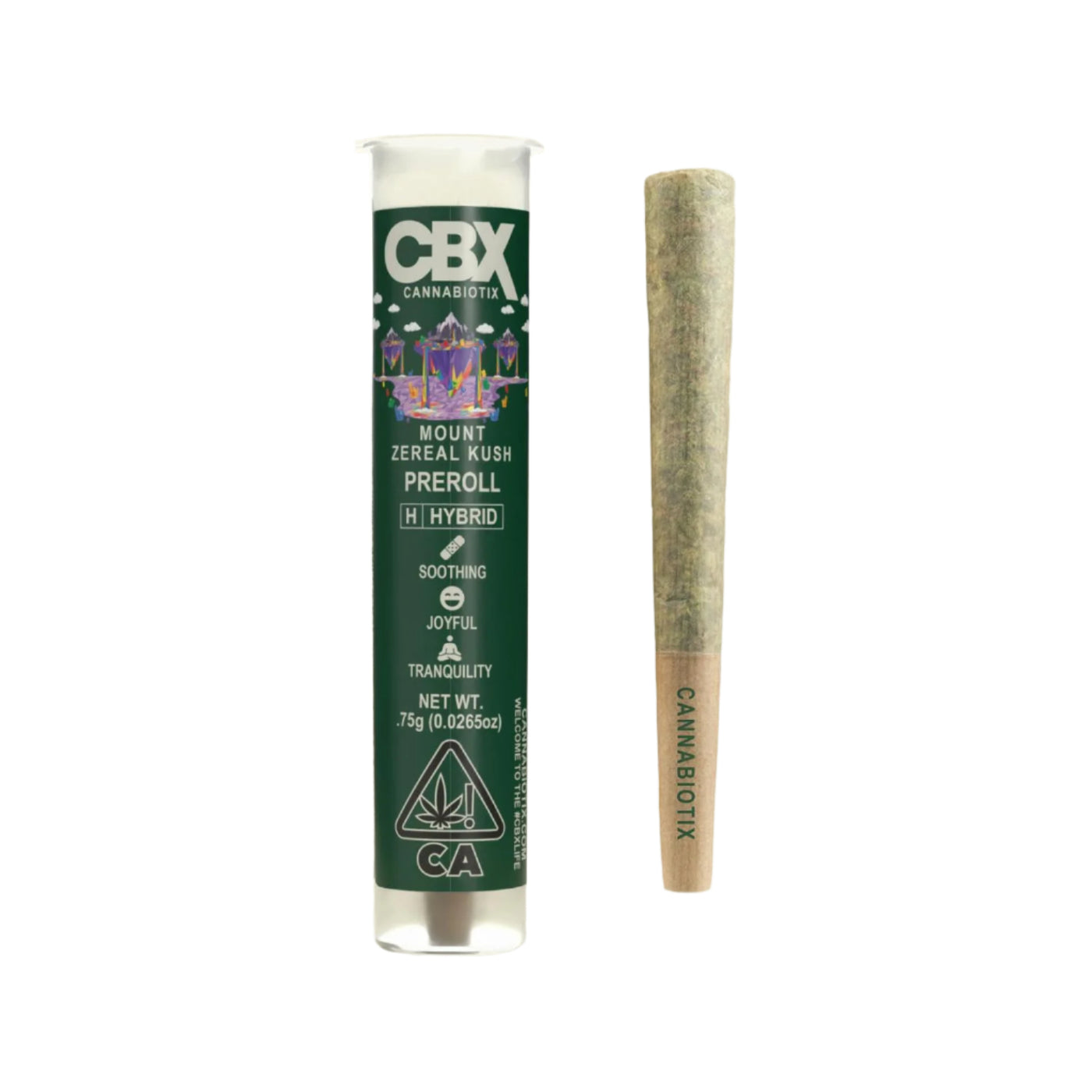 Mount Zereal Kush Pre Roll 0.75g (Cannabiotix)