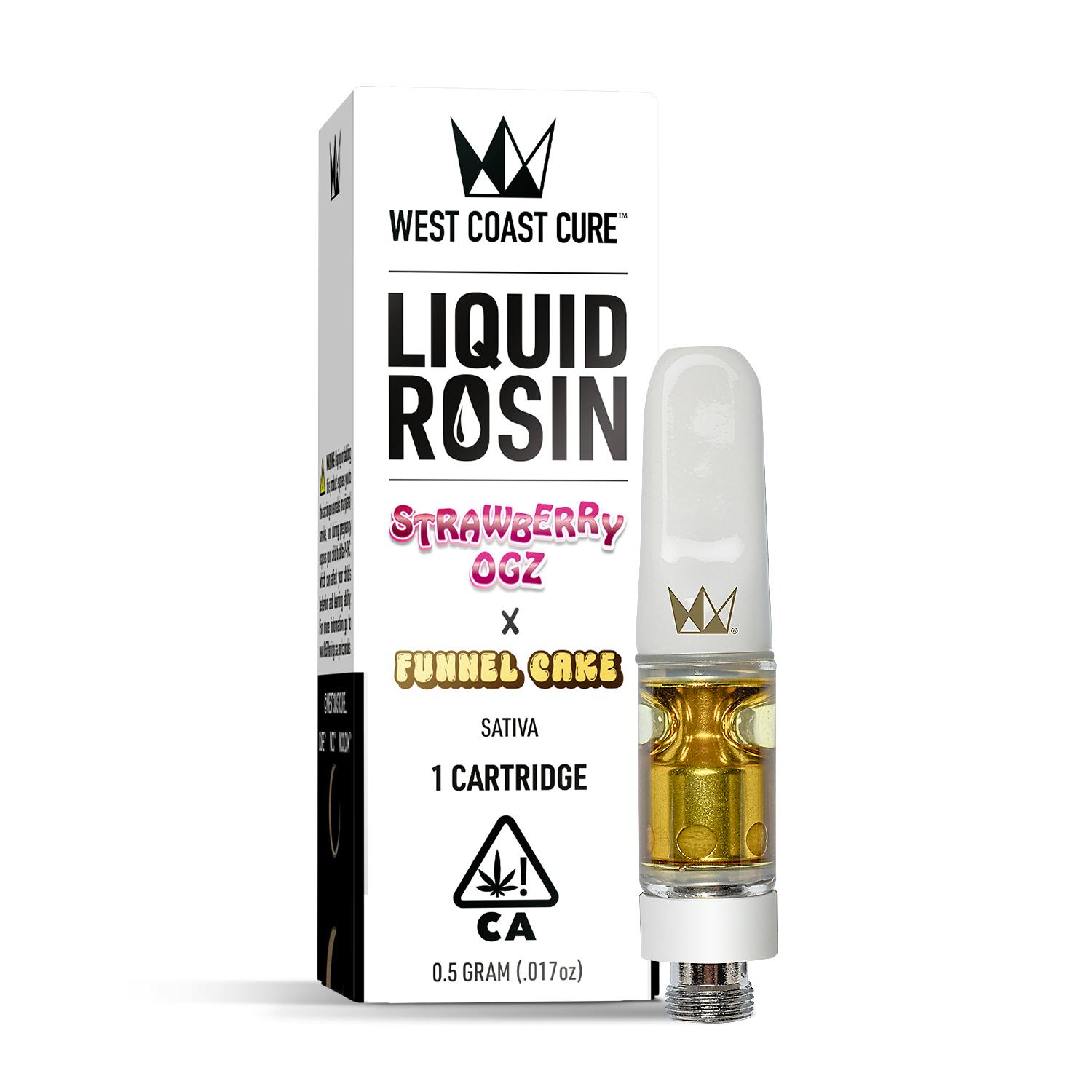 Strawberry OGZ x Funnel Cake Liquid Rosin Cartridge 0.5g (West Coast Cure)