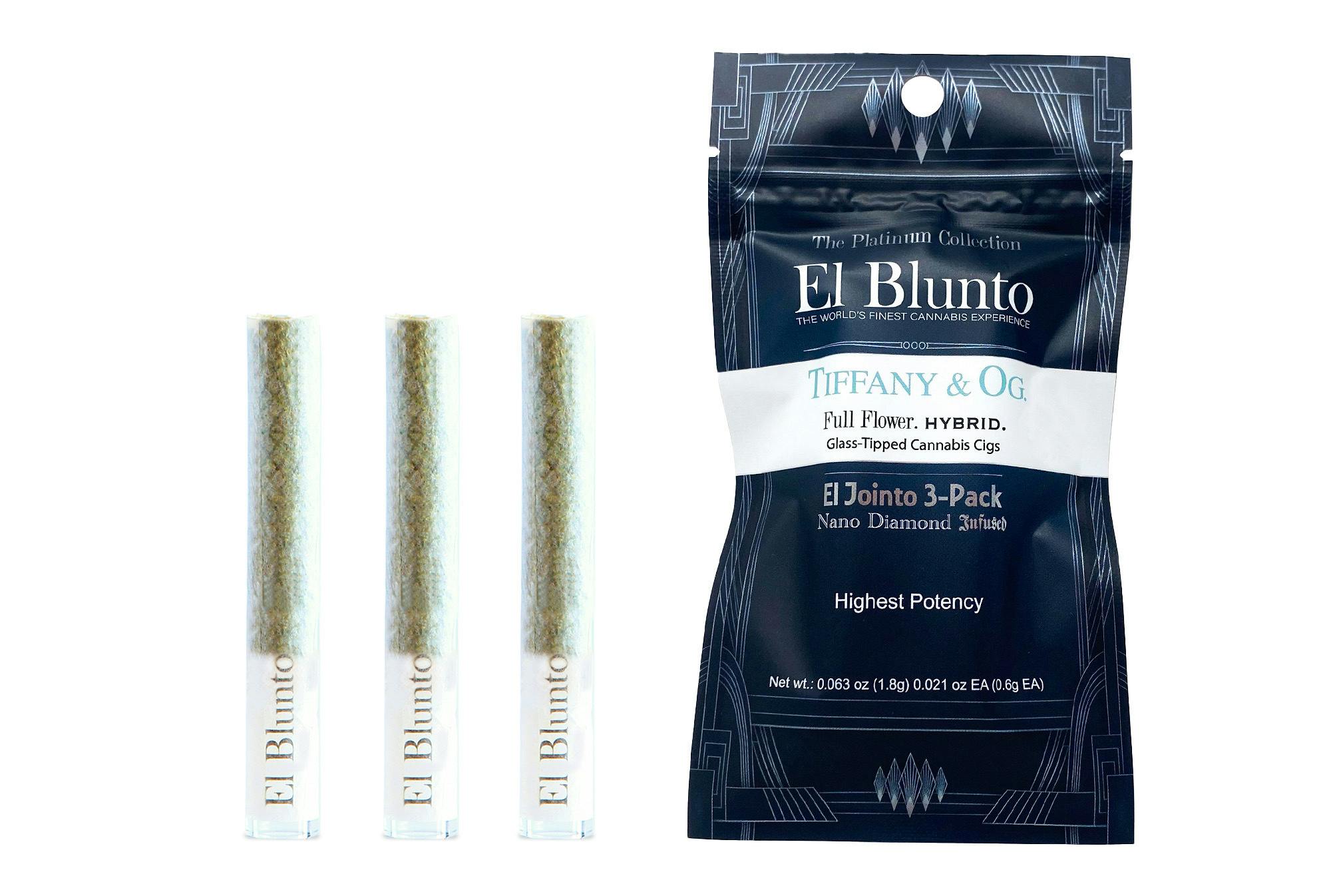Tiffany & OG Diamond Infused Joint 3pk 1.8g (El Blunto by Albert Einstone's)