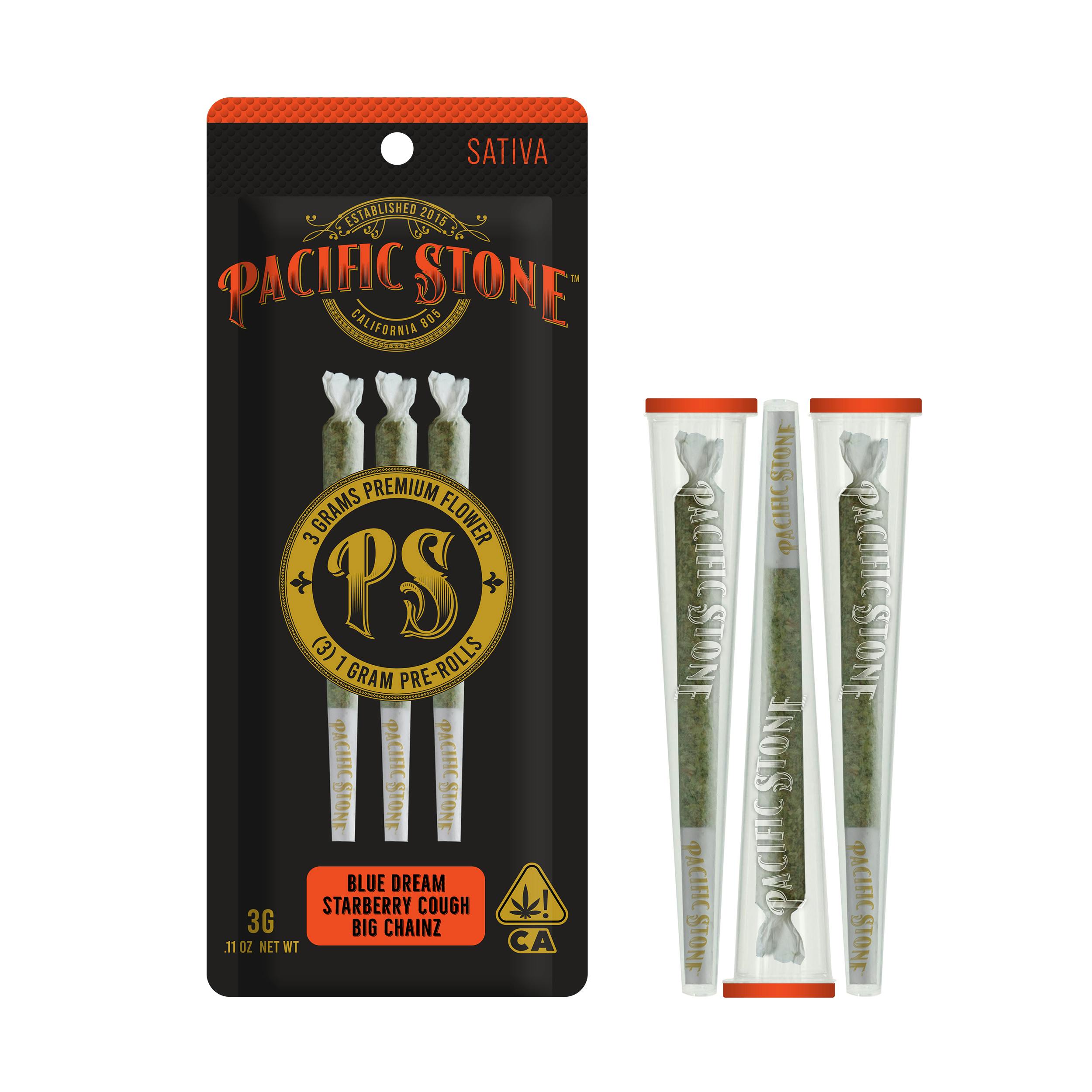 Sativa Variety 3pk 3g (Pacific Stone)