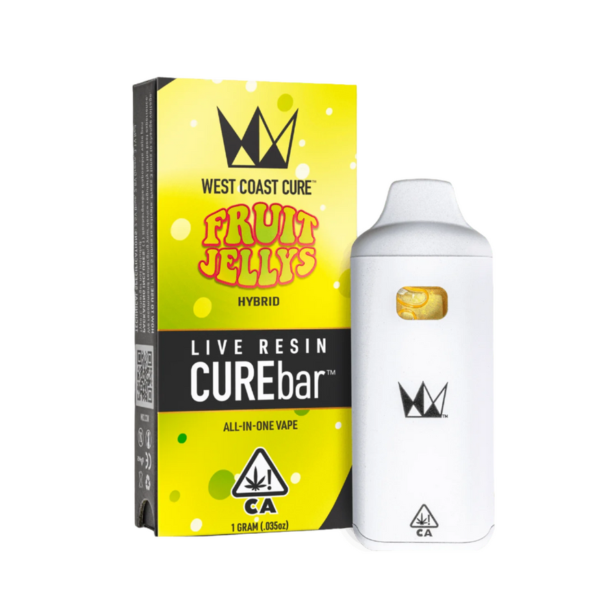 Fruit Jellys Live Resin CUREbar Disposable 1G (West Coast Cure)