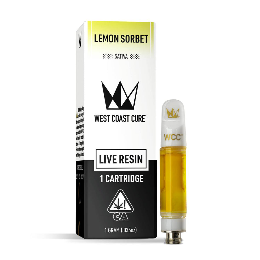 Lemon Sorbet Live Resin Cartridge 1g (West Coast Cure)