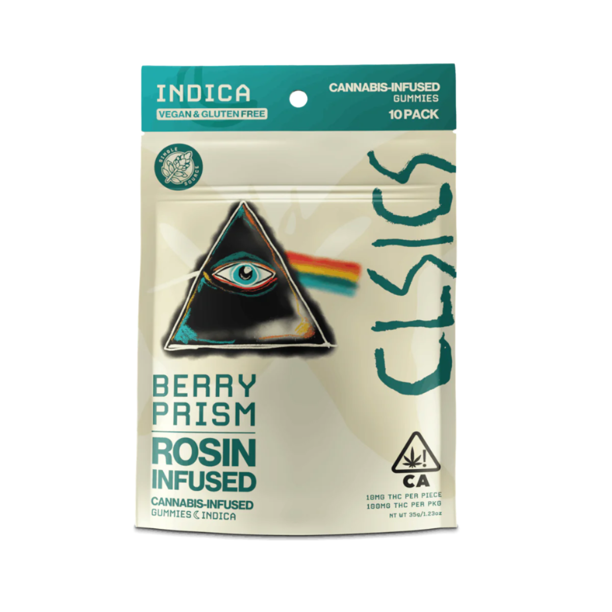 Berry Prism Live Rosin Infused Gummies 10pk (CLSICS Rosin & Rosin Infused Pre Rolls)