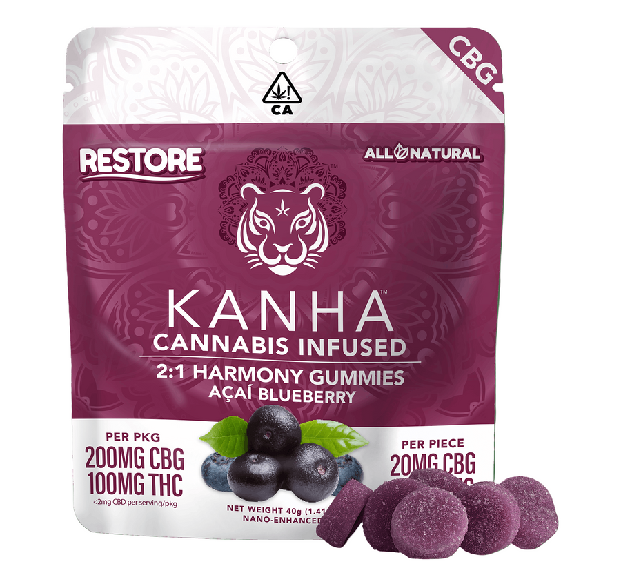Harmony 2:1 CBG:THC 200mg CBG/100mg THC 10pk  (KANHA)