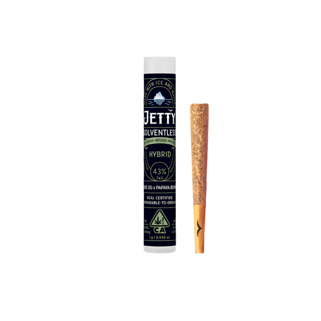 True OG x Papaya Bomb OCal Live Rosin Infused Pre-Roll 1g (Jetty Extracts)