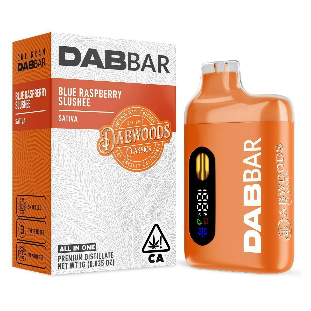 Blue Raspberry Slushee Distillate DabBar Classics 1g (Dabwoods)