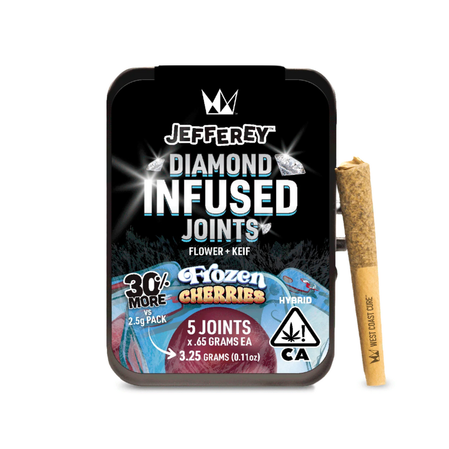 Frozen Cherries - Jefferey Infused Joint .65g 5 Pack (West Coast Cure)