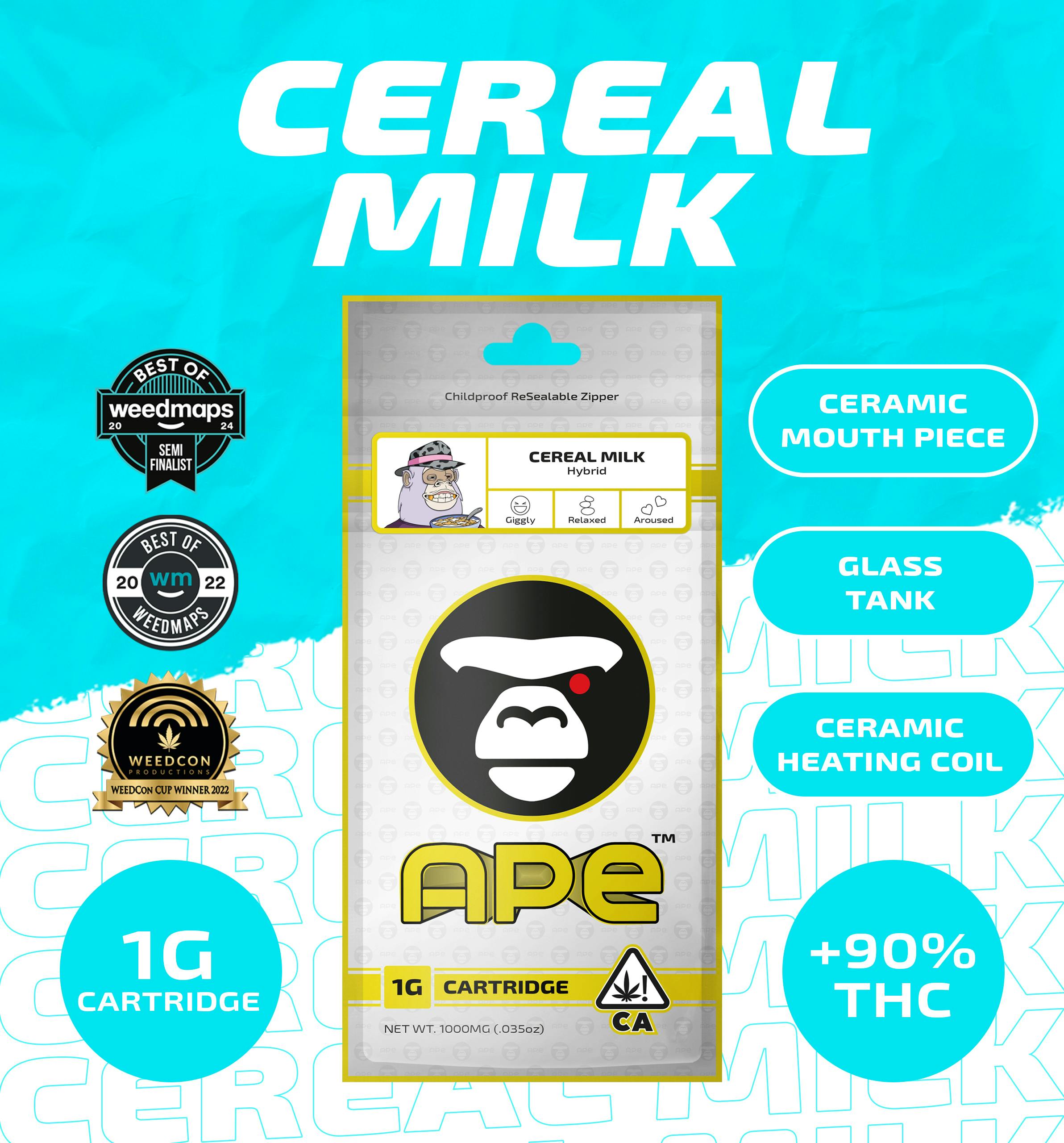 Cereal Milk Sauce Cart 1g (APE Premium Cannabis Corp)