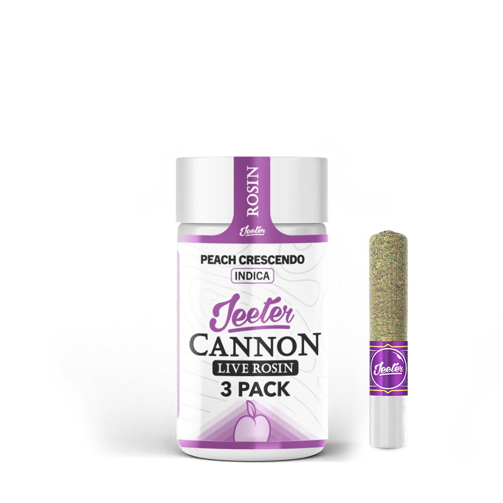 Peach Crescendo Jeeter Cannon Live Rosin 3pk (Jeeter)