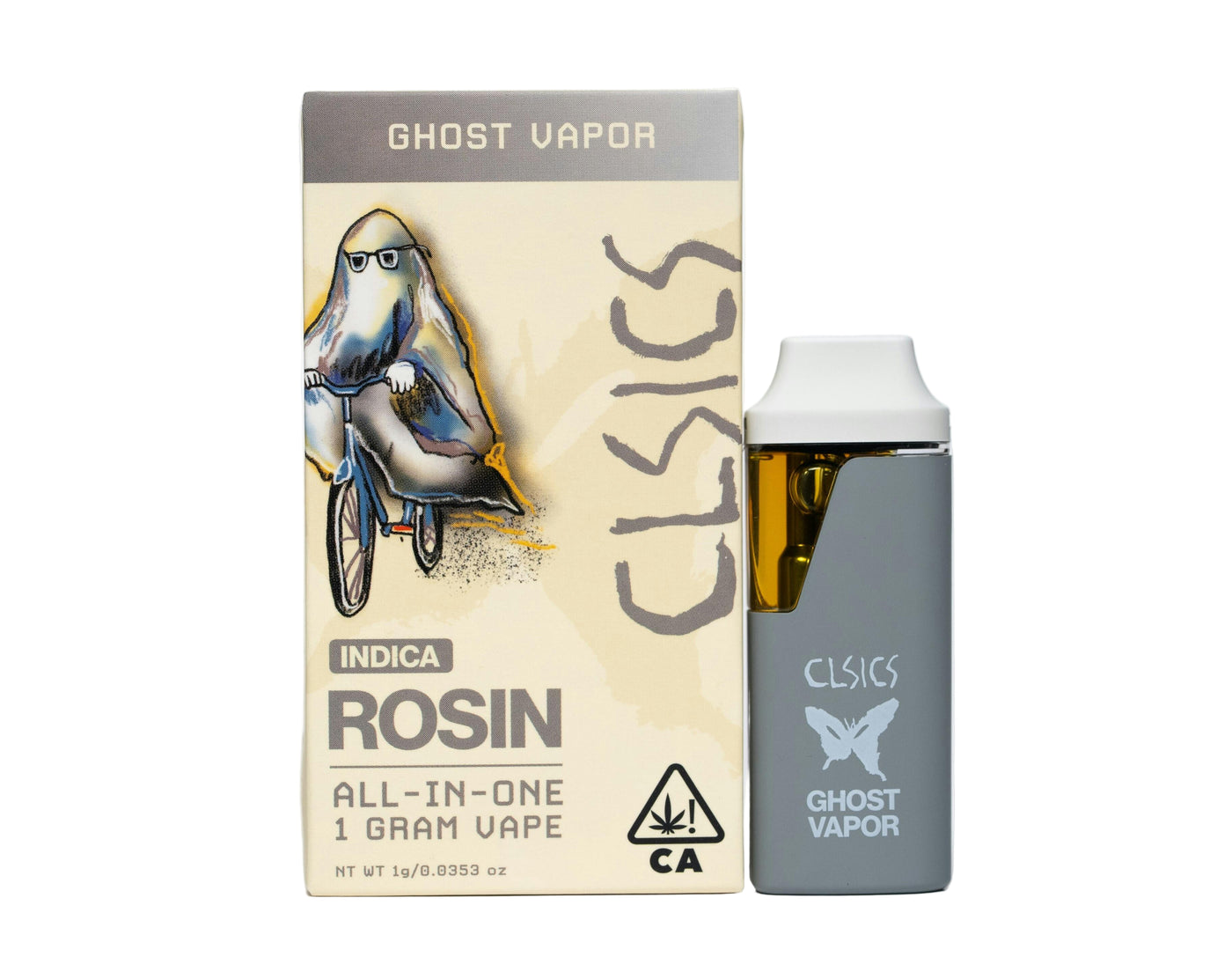Ghost Vapor Live Rosin All in One Vape 1g (CLSICS Rosin & Rosin Infused Pre Rolls)
