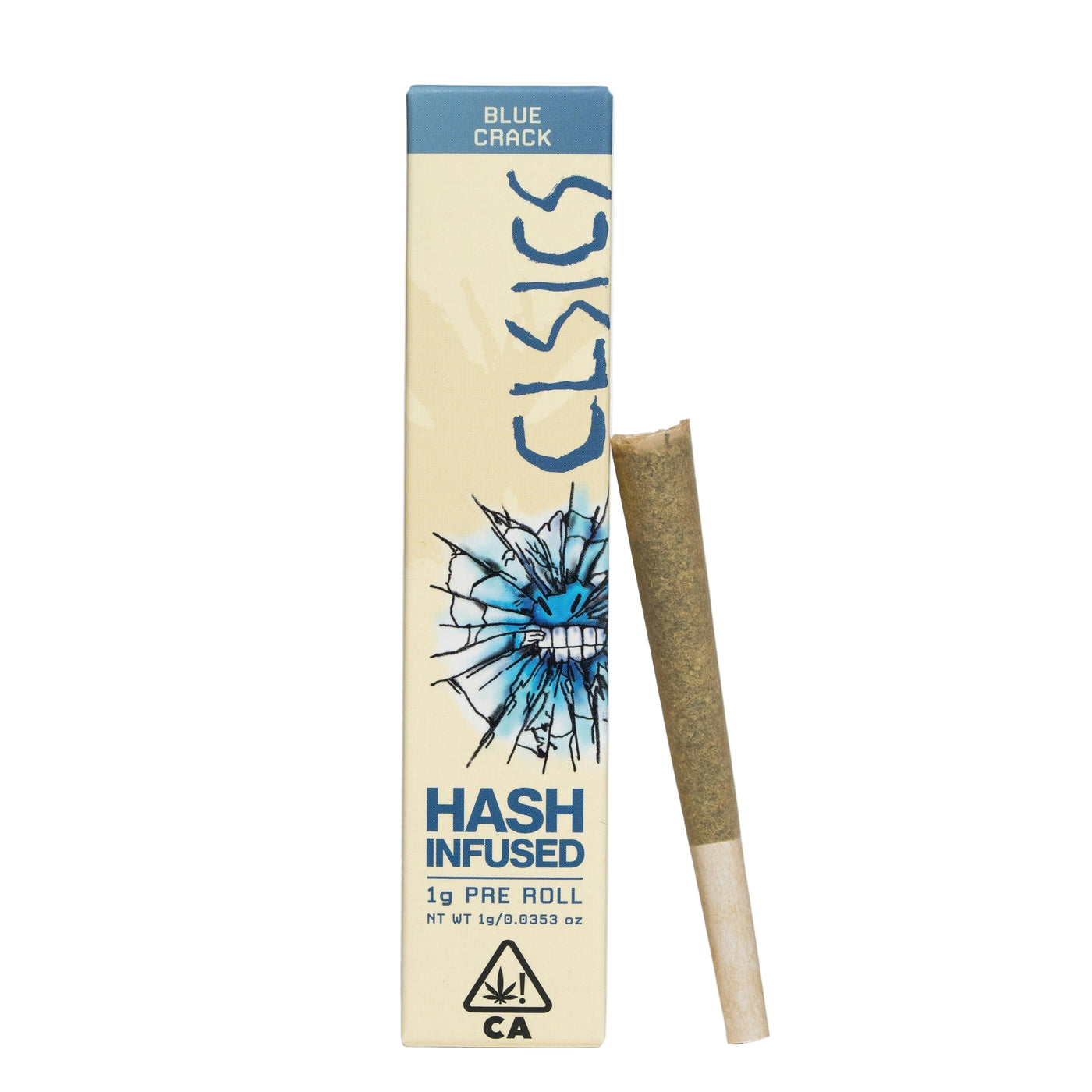 Blue Crack Hash Infused Pre Roll 1g (CLSICS Rosin & Rosin Infused Pre Rolls)