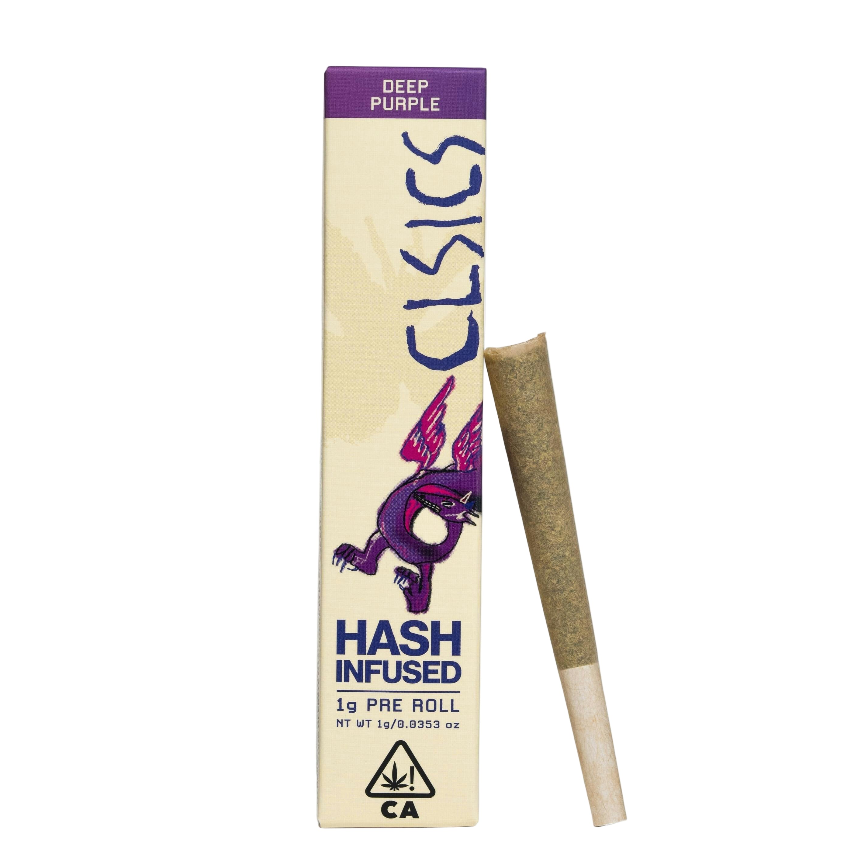 Deep Purple Hash Infused Pre Roll 1g (CLSICS Rosin & Rosin Infused Pre Rolls)