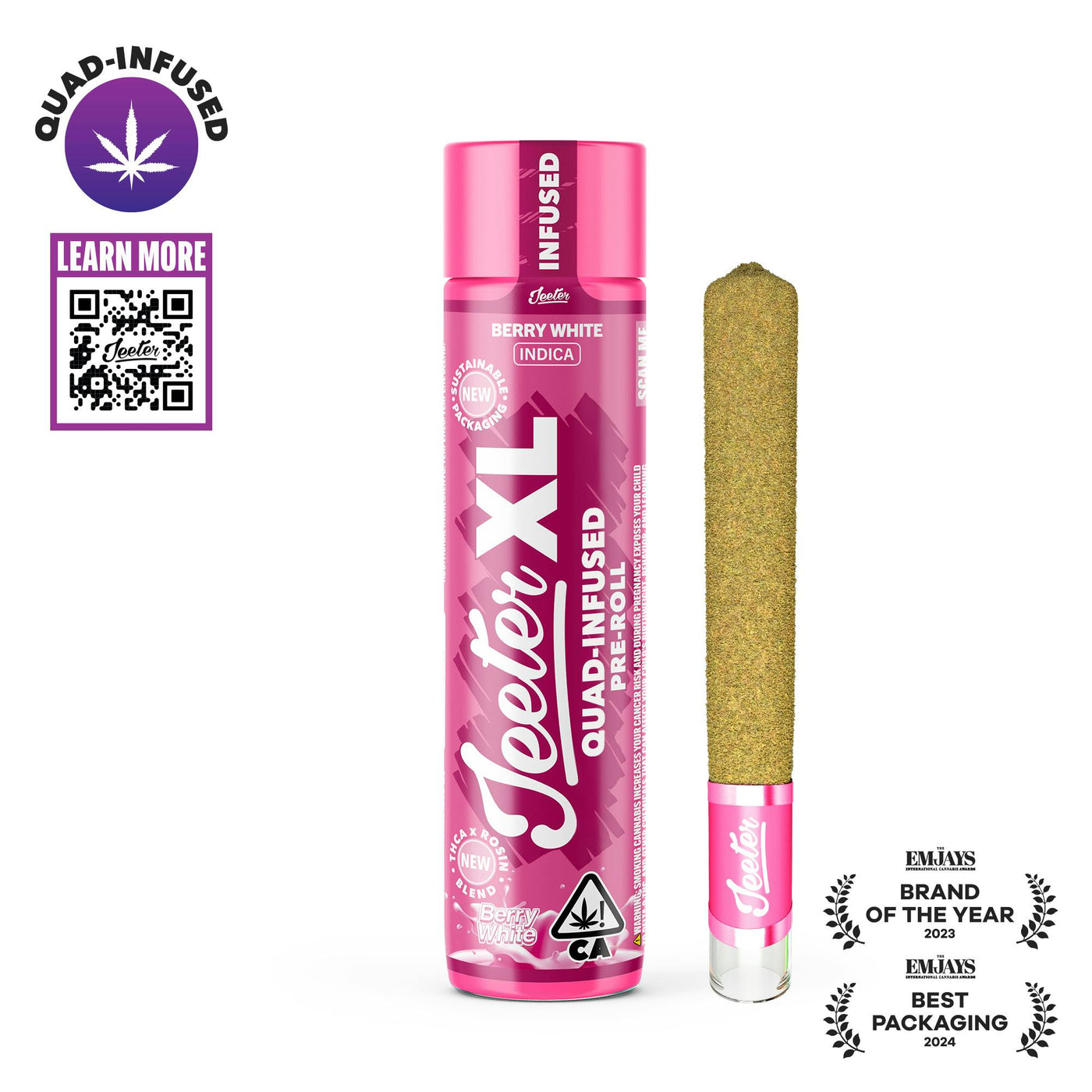 Berry White XL Quad-Infused Joint 2g (Jeeter)