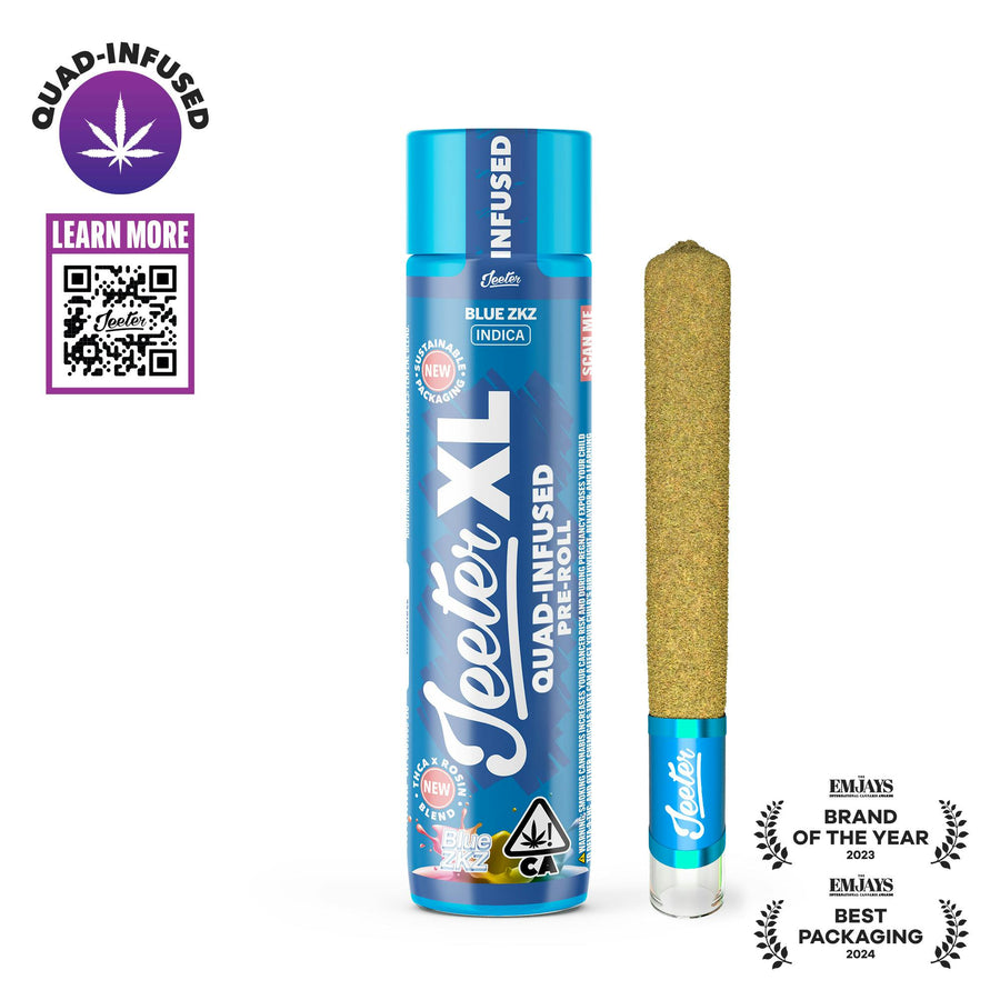 Blue Zkz XL Quad-Infused Joint 2g (Jeeter)