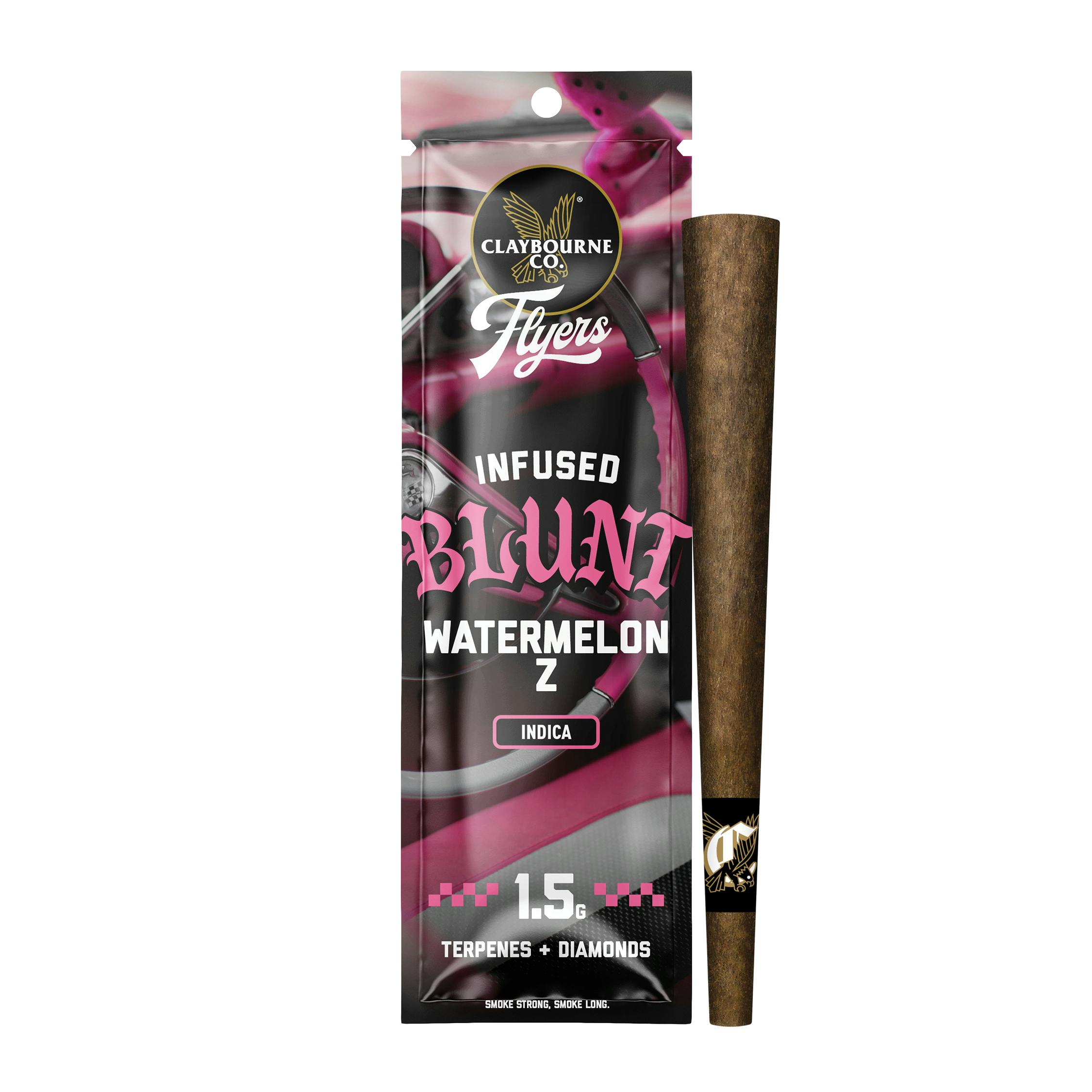 Watermelon Z Flyers Infused Blunt 1.5g (Claybourne Co.)