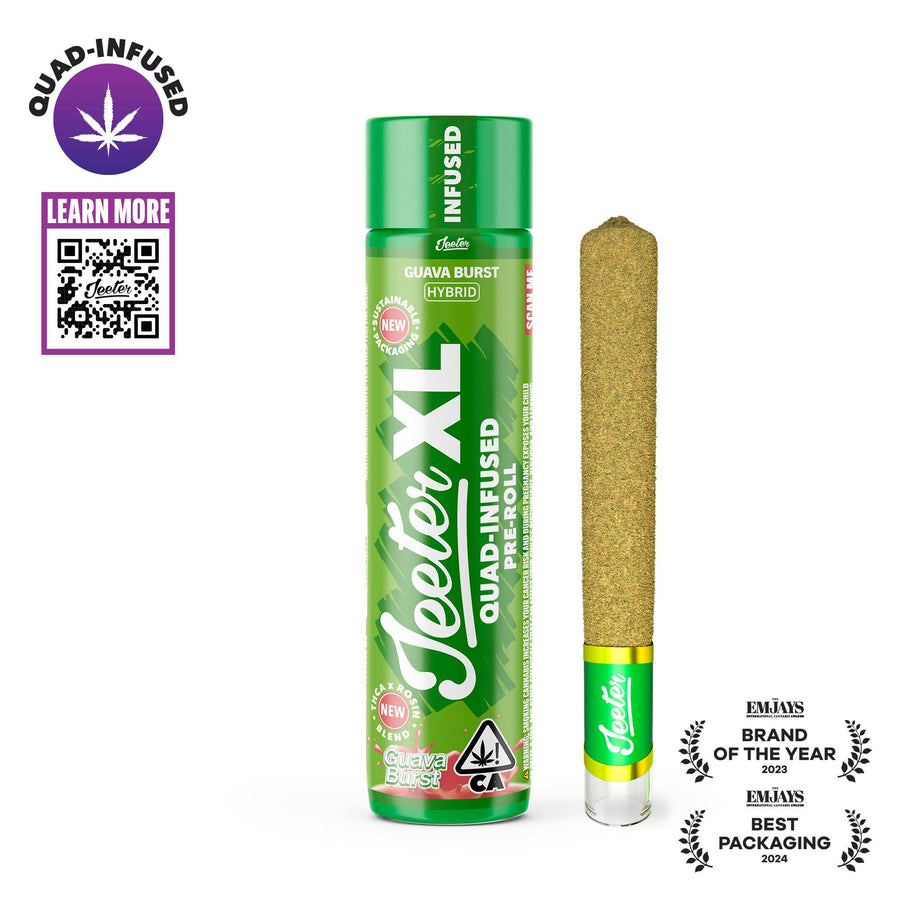 Guava Burst XL Quad-Infused Joint 2g (Jeeter)