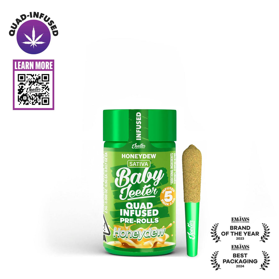 Honey Dew Quad-Infused Baby Jeeter 5pk (Jeeter)