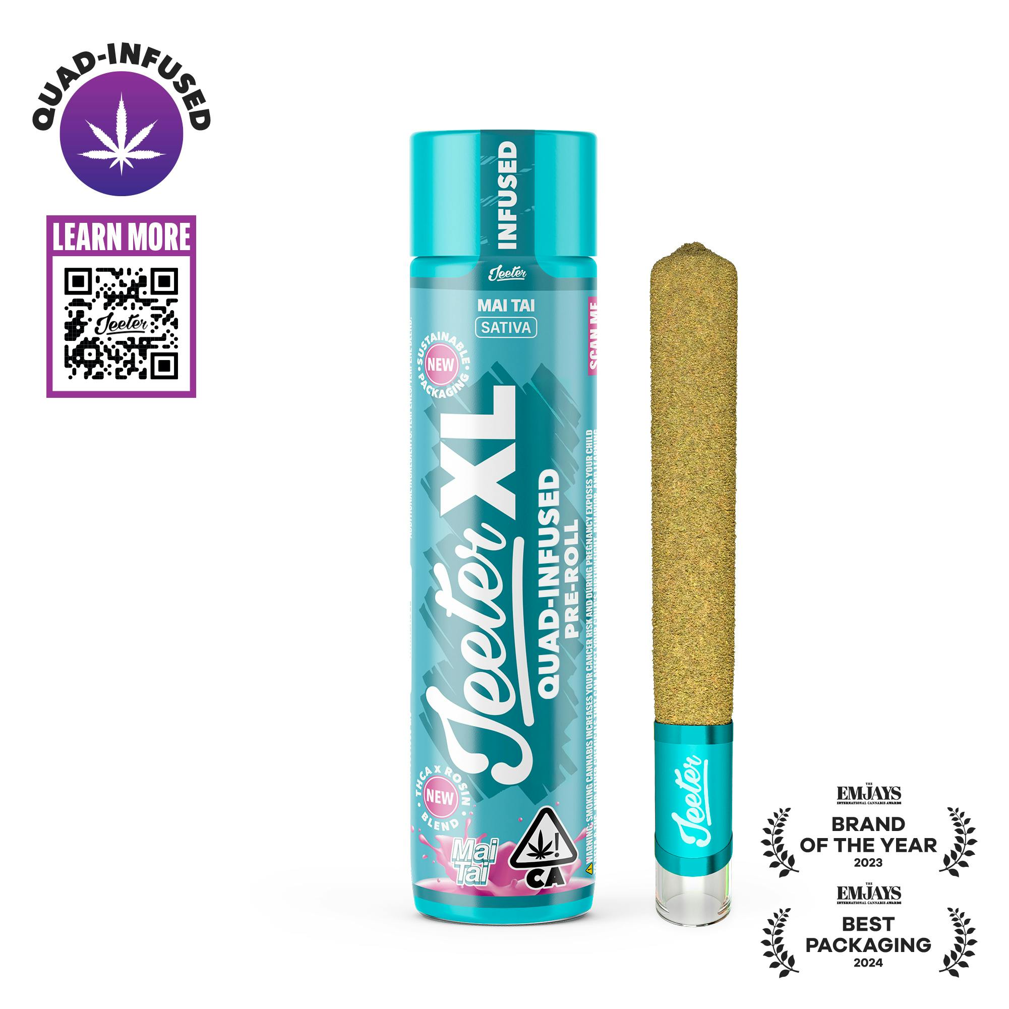 Mai Tai XL Quad-Infused Jeeter Joint 2g (Jeeter)