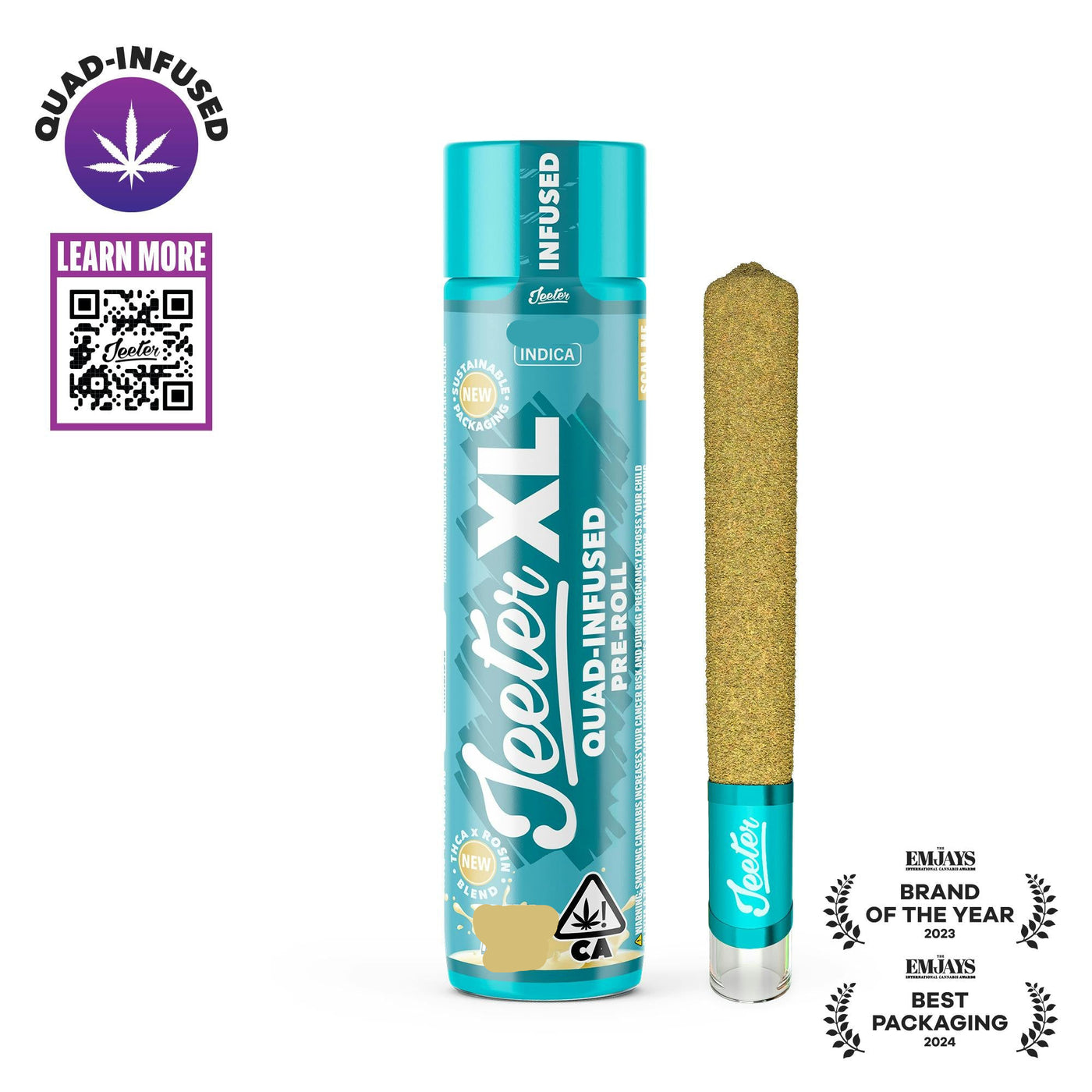Sour Tsunami XL Quad-Infused Joint 2g (Jeeter)