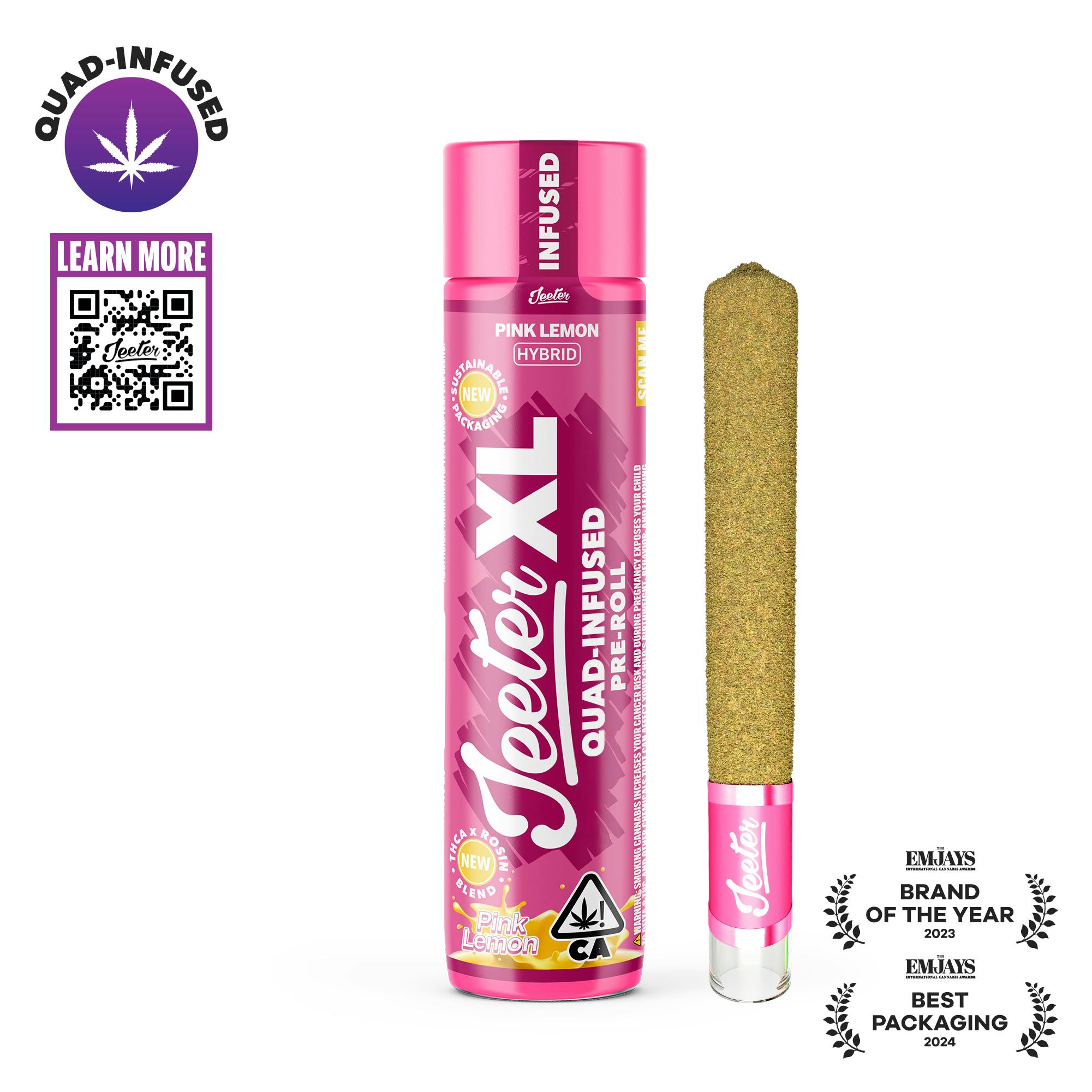 Pink Lemon XL Quad-Infused Joint 2g (Jeeter)