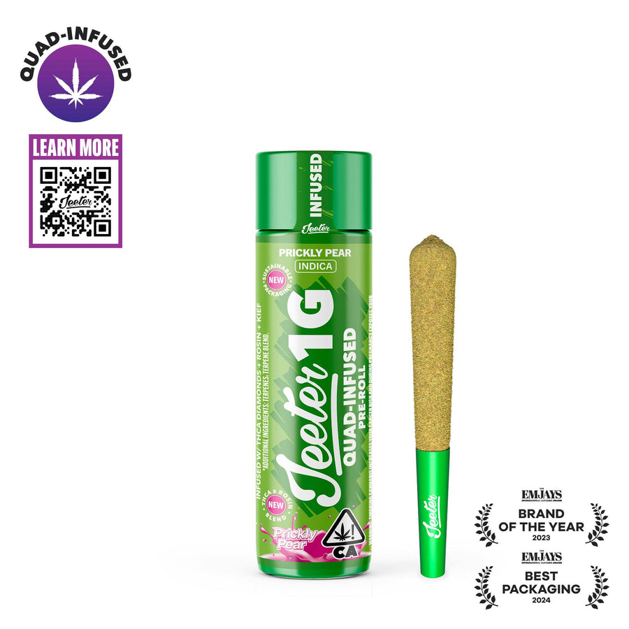 Prickly Pear Quad-Infused Jeeter Joint 1g (Jeeter)