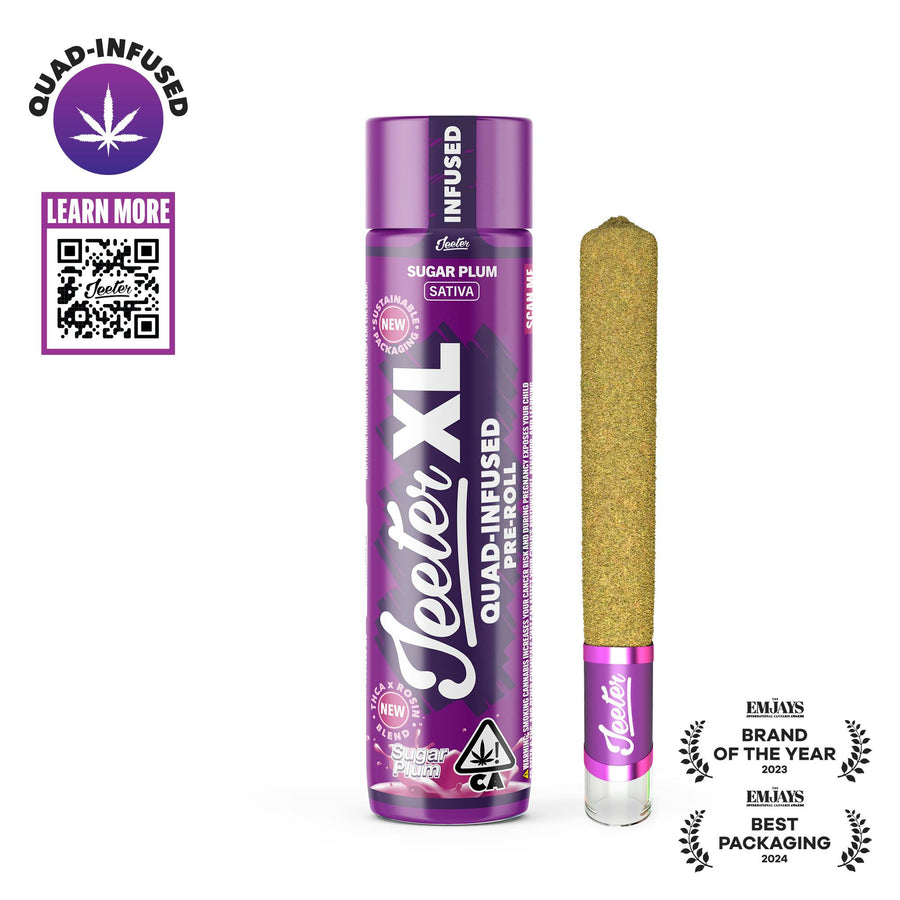 Sugar Plum XL Quad-Infused Jeeter Joint 2g (Jeeter)