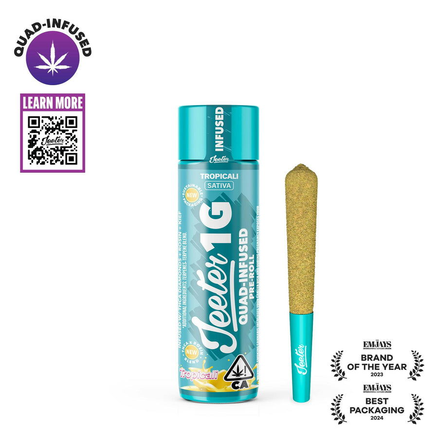 Tropicali Quad-Infused Jeeter Joint 1g (Jeeter)
