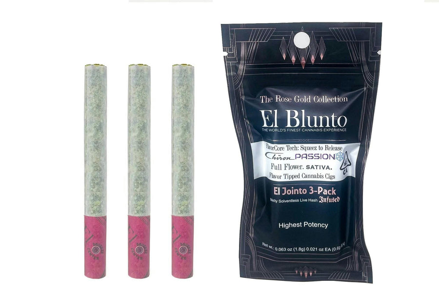 Chiron Passion El Jointo FlavorCore Diamond Infused Joint 3pk 1.8g (El Blunto by Albert Einstone's)
