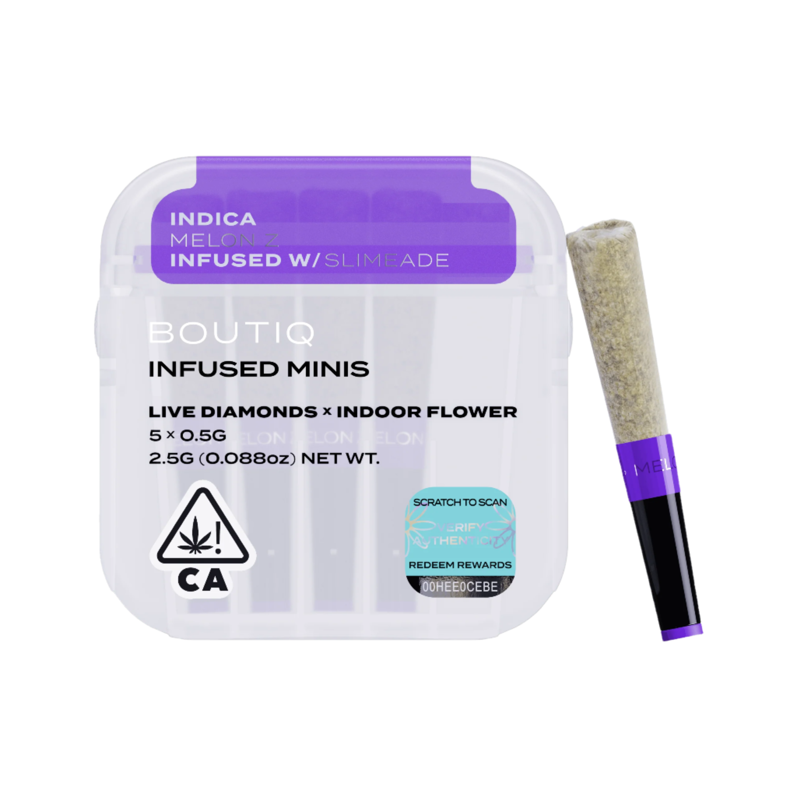 Melon-Z x Slimeade Live Diamond Infused Pre Rolls 5pk (Boutiq)