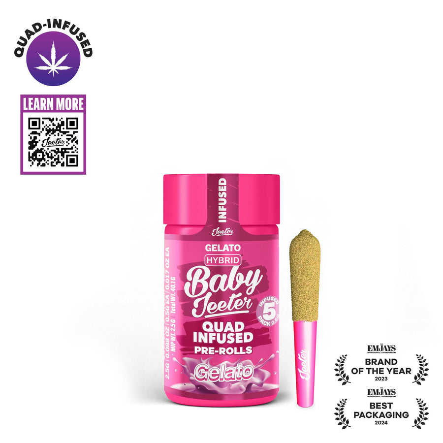 Gelato Quad-Infused Baby Jeeter 5pk (Jeeter)